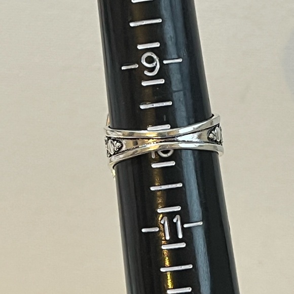 PINK DAHLIA TURQUOISE 925 SILVER OVERLAY GEMSTONE RING SIZE 10 - Picture 5 of 8